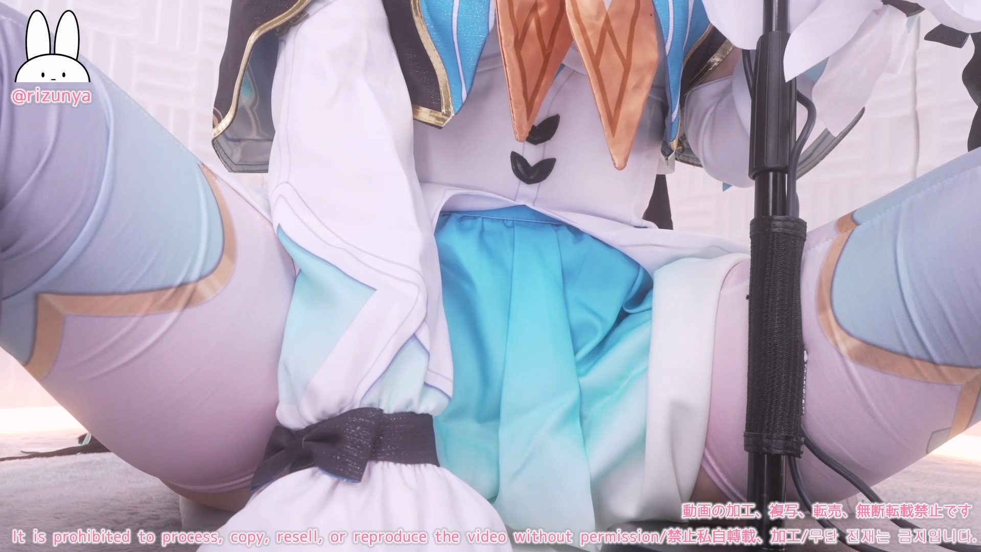 rizunya Cosplay中粘糊糊地温柔地缠绕着的舌头的触感 5.7GB