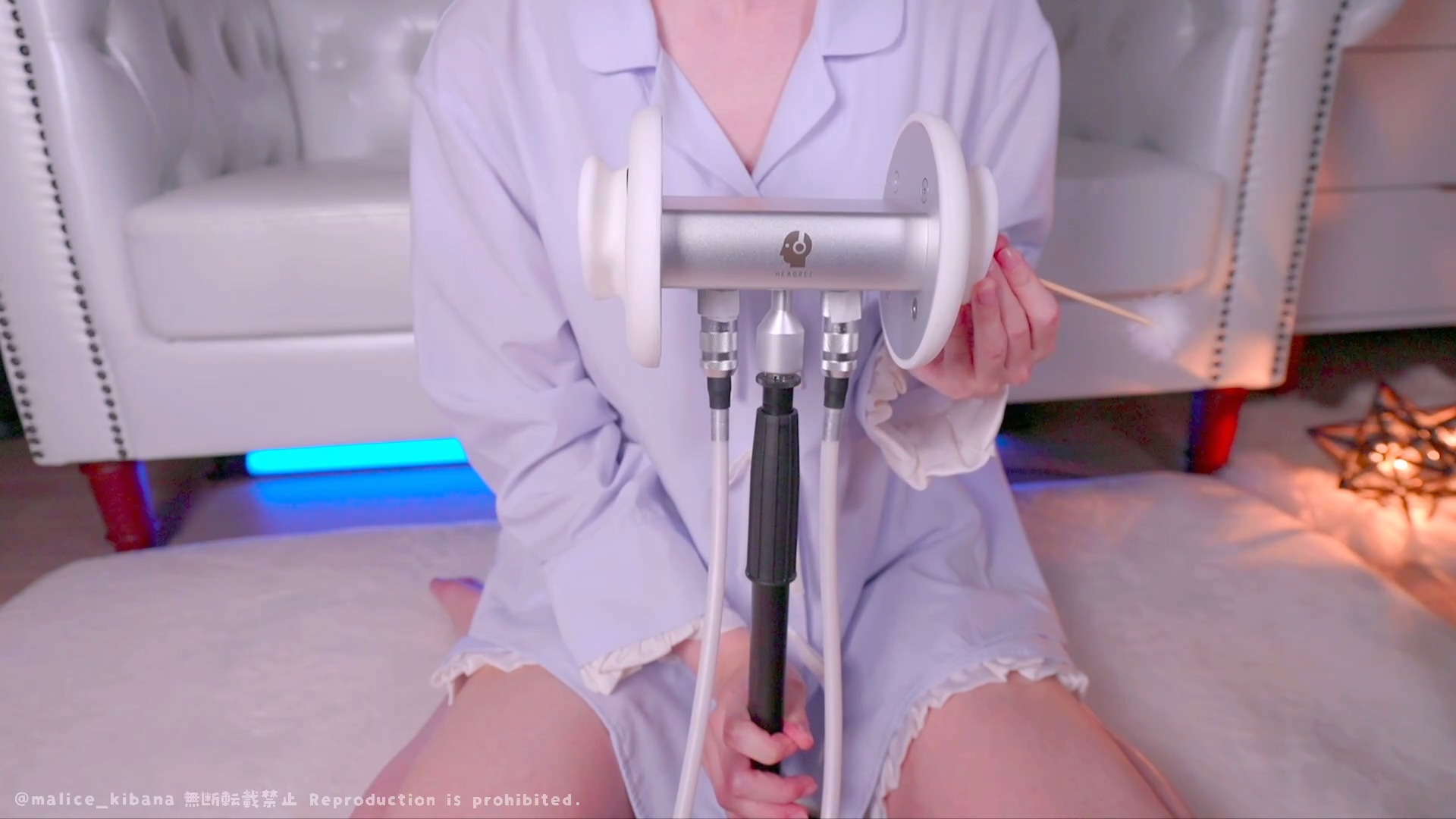 鬼花まりす 水色中国睡衣充分治愈的耳蜗 2.9GB